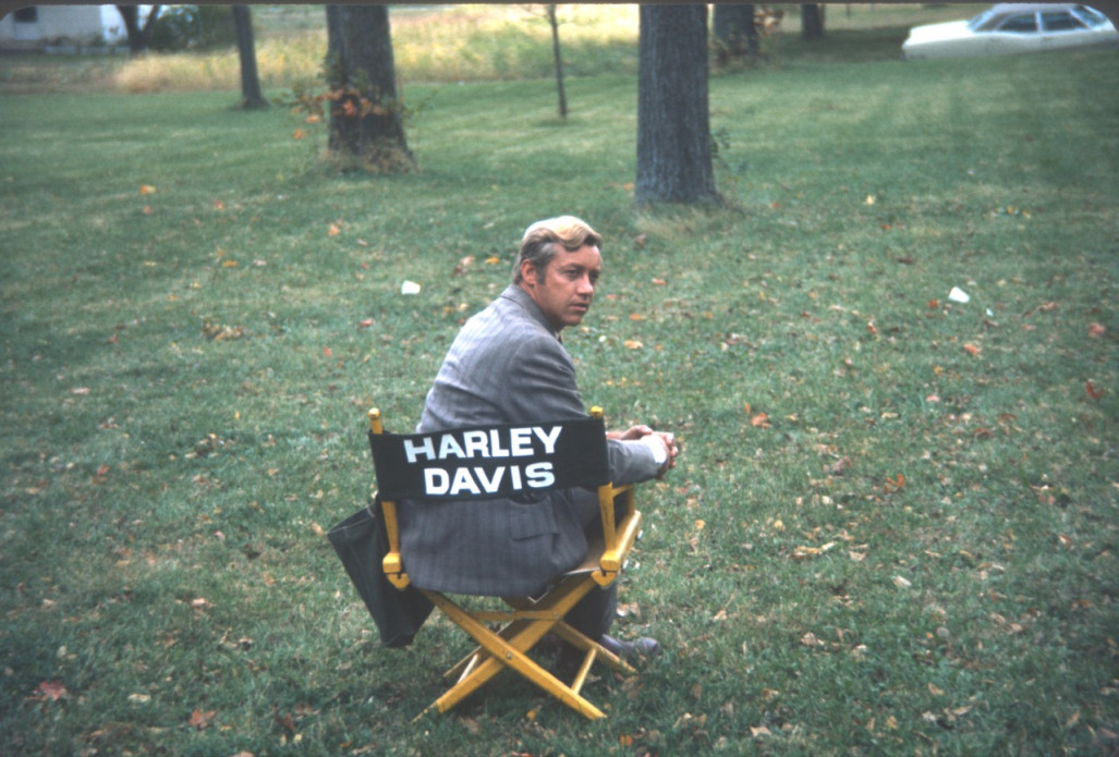 Actor Don Dubbins (Harley Davis) seated in his actor‚Äôs chair.